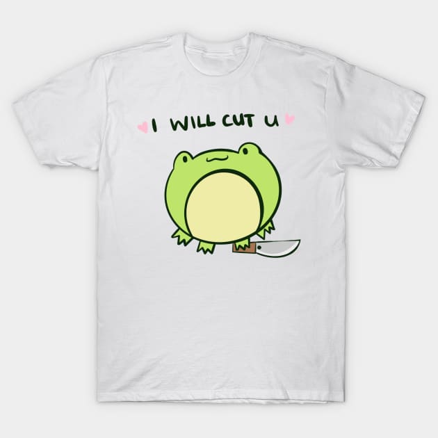 Threatening Froggy T-Shirt by SaganPie